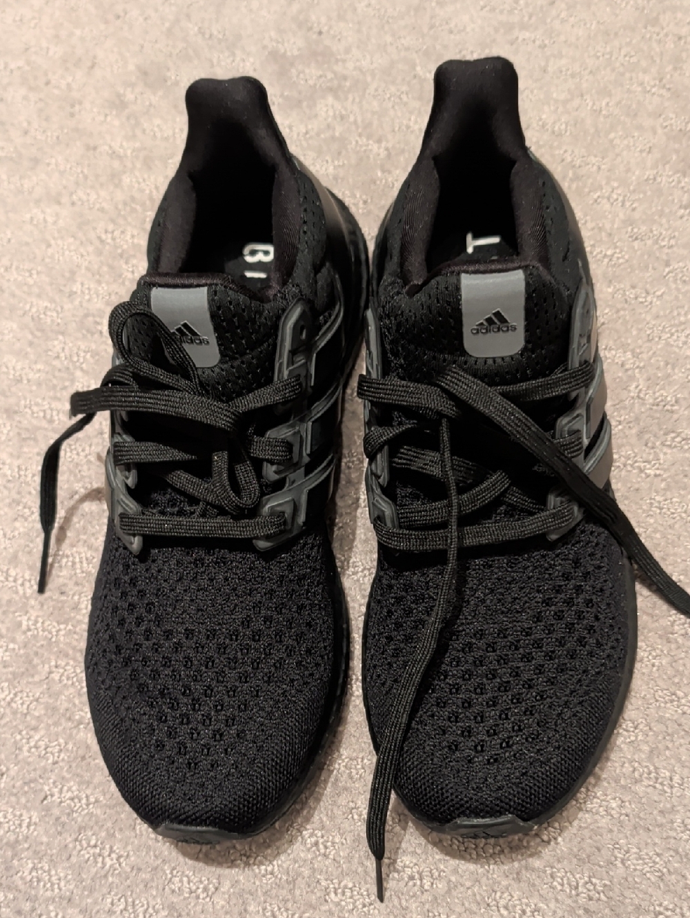 Brand New adidas Black Ultraboost Sneakers Size 8